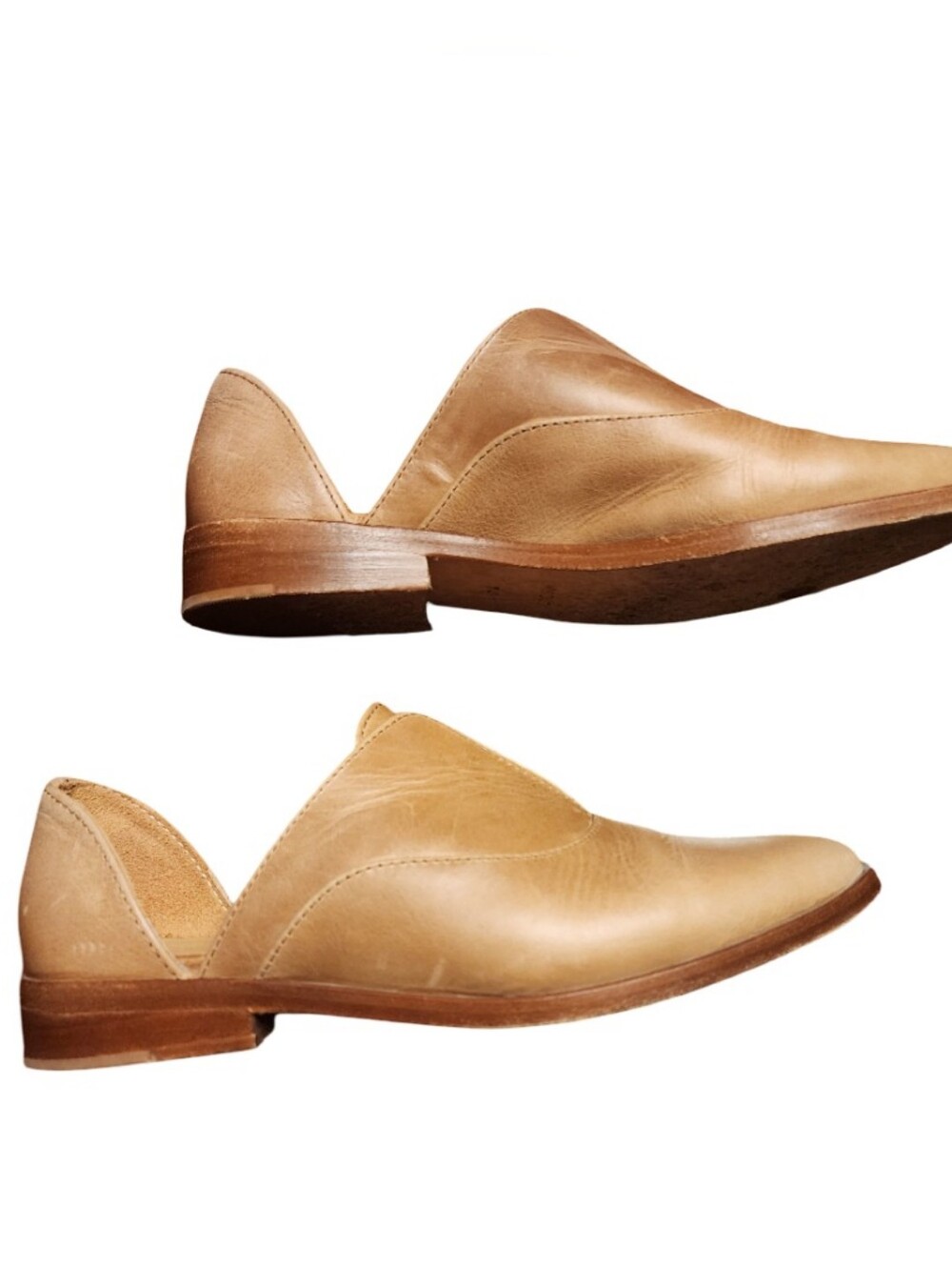 NISOLO Emma d'Orsay Oxford 2.0 - Almond Leather - Women's Size 7.5 - Picture 5 of 7